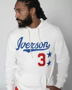 Allen Iverson SPORT AND ICON Iverson #3 Ivory Hoody