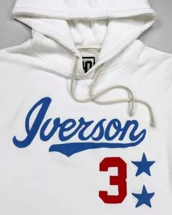 Allen Iverson SPORT AND ICON Iverson #3 Ivory Hoody