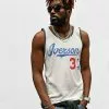 Allen Iverson SPORT AND ICON Iverson #3 Vintage White Tank