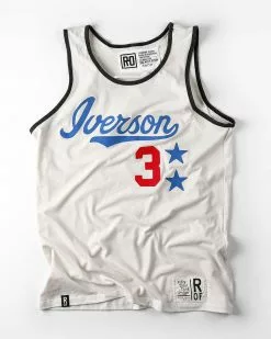 Allen Iverson SPORT AND ICON Iverson #3 Vintage White Tank