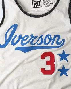 Allen Iverson SPORT AND ICON Iverson #3 Vintage White Tank
