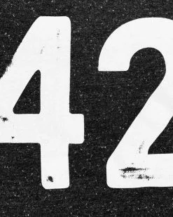 Jackie Robinson 42 Black Sweatshirt SPORT AND ICON