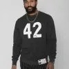 Jackie Robinson 42 Black Sweatshirt SPORT AND ICON