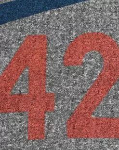 Jackie Robinson #42 Classic Grey PO Hoody SPORT AND ICON