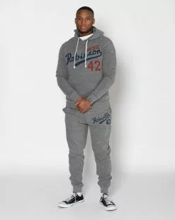 Jackie Robinson #42 Classic Grey Sweatpants