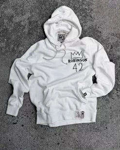 Jackie Robinson #42 Crown Ivory PO Hoody 13 Jackie Robinson #42 Crown Ivory PO Hoody