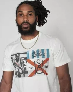 Jesse Owens 1936 Vintage White Tee 14 Jesse Owens 1936 Vintage White Tee
