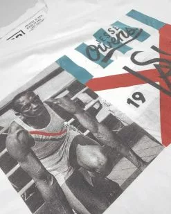 Jesse Owens 1936 Vintage White Tee 12 Jesse Owens 1936 Vintage White Tee