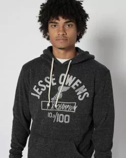 Jesse Owens 4 Time Champ Black Hoody