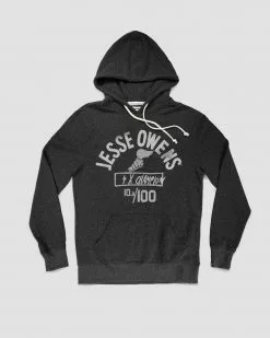 Jesse Owens 4 Time Champ Black Hoody