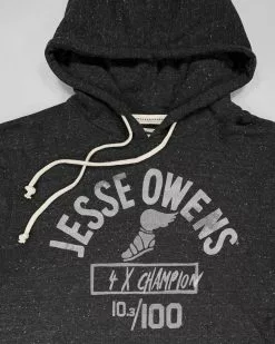 Jesse Owens 4 Time Champ Black Hoody