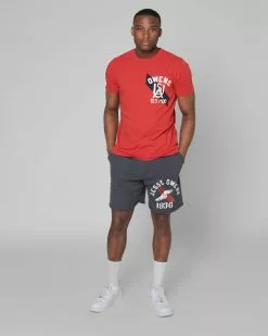 SPORT AND ICON Jesse Owens Ground Breakers Red Tee