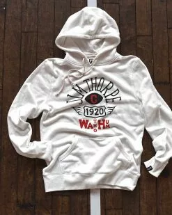 SPORT AND ICON Jim Thorpe 1920 Ivory Pullover Hoody