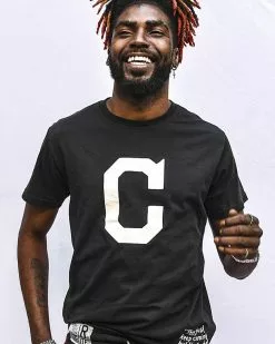 Jim Thorpe #21 Black Tee