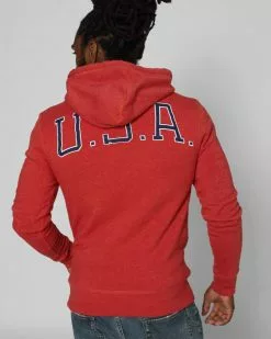 Joe Frazier 1964 Tokyo Red Hoody