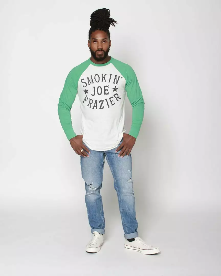 SPORT AND ICON Joe Frazier LS Raglan 7 SPORT AND ICON Joe Frazier LS Raglan