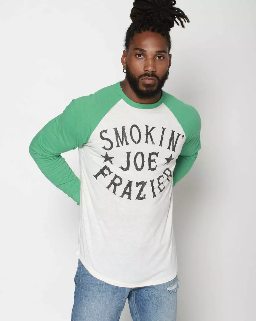 SPORT AND ICON Joe Frazier LS Raglan 3 SPORT AND ICON Joe Frazier LS Raglan