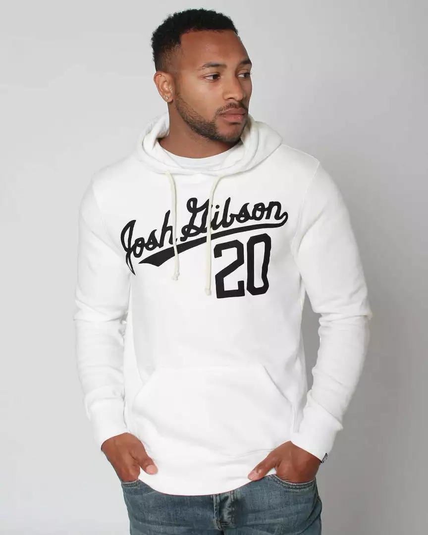 Josh Gibson #20 Pullover Hoody SPORT AND ICON 3 Josh Gibson #20 Pullover Hoody SPORT AND ICON