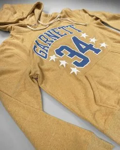 Kevin Garnett 34 Yellow Pullover Hoody 17 Kevin Garnett 34 Yellow Pullover Hoody