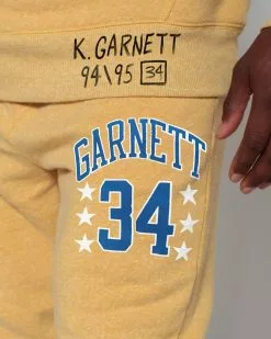 Kevin Garnett 34 Yellow Pullover Hoody 16 Kevin Garnett 34 Yellow Pullover Hoody