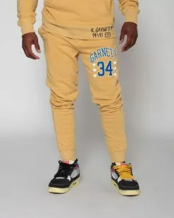 Kevin Garnett 34 Yellow Sweatpants SPORT AND ICON