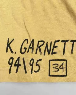 Kevin Garnett 34 Yellow Tee