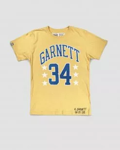 Kevin Garnett 34 Yellow Tee