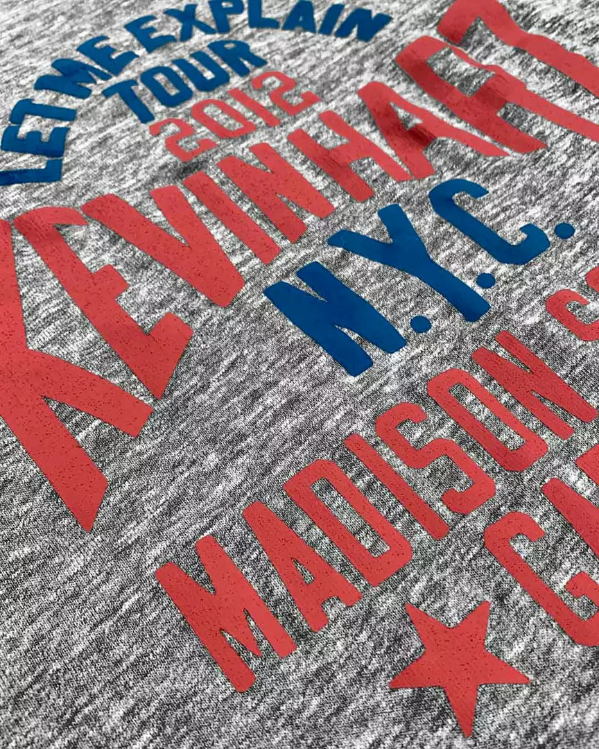 Kevin Hart "Let Me Explain" MSG Grey Tee 7 Kevin Hart "Let Me Explain" MSG Grey Tee