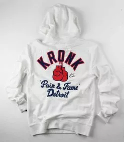 SPORT AND ICON Kronk 'Pain & Fame' Ivory PO Hoody