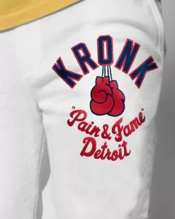 Kronk 'Pain & Fame' Ivory Sweatpants SPORT AND ICON