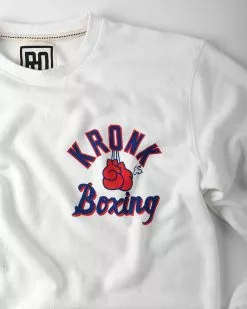 NEW ARRIVALS Kronk 'Pain & Fame' Ivory Sweatshirt