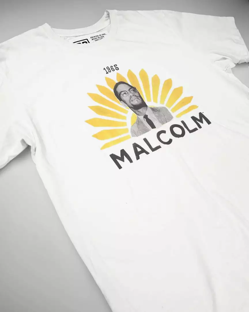 Malcolm X 1965 Tee SPORT AND ICON 8 Malcolm X 1965 Tee SPORT AND ICON
