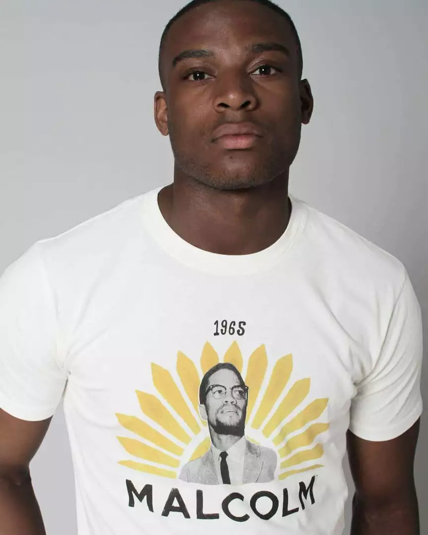 Malcolm X 1965 Tee SPORT AND ICON 5 Malcolm X 1965 Tee SPORT AND ICON