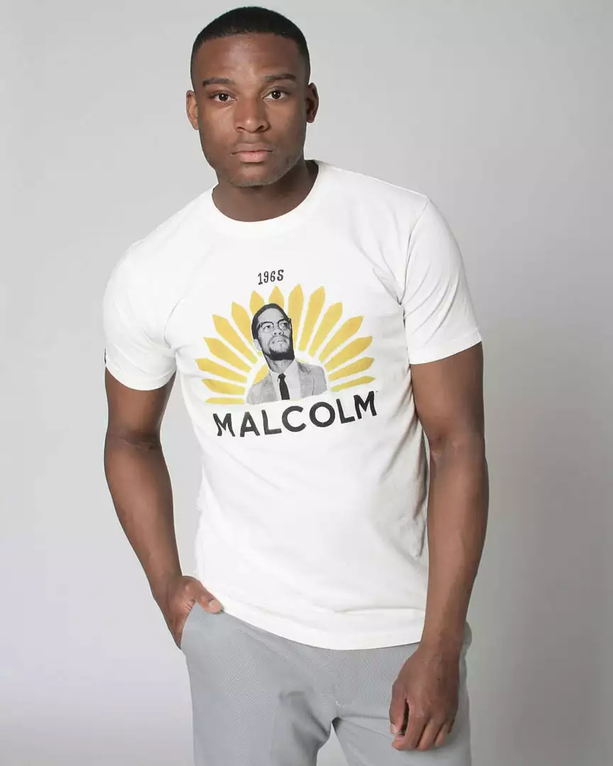 Malcolm X 1965 Tee SPORT AND ICON 3 Malcolm X 1965 Tee SPORT AND ICON