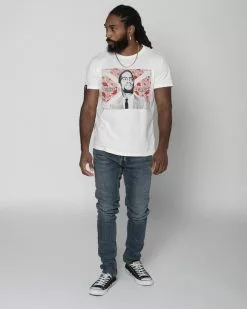 Malcolm X Photo Tribute White Tee SPORT AND ICON
