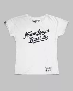 NLB Negro League Baseball Script Women's Tee SPORT AND ICON 15 NLB Negro League Baseball Script Women's Tee SPORT AND ICON
