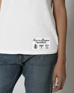 NLB Negro League Baseball Script Women's Tee SPORT AND ICON 12 NLB Negro League Baseball Script Women's Tee SPORT AND ICON