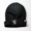 NLB Fine Knit Black Beanie