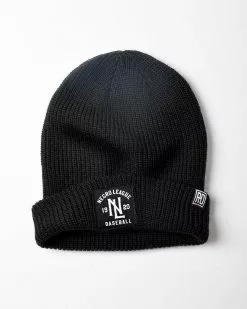 NLB Fine Knit Black Beanie