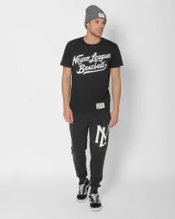 NLB Script Chunky Knit Grey Beanie