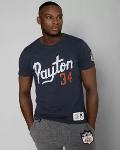 Walter Payton Payton Script Navy Tee