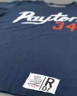 Walter Payton Payton Script Navy Tee 16 Walter Payton Payton Script Navy Tee