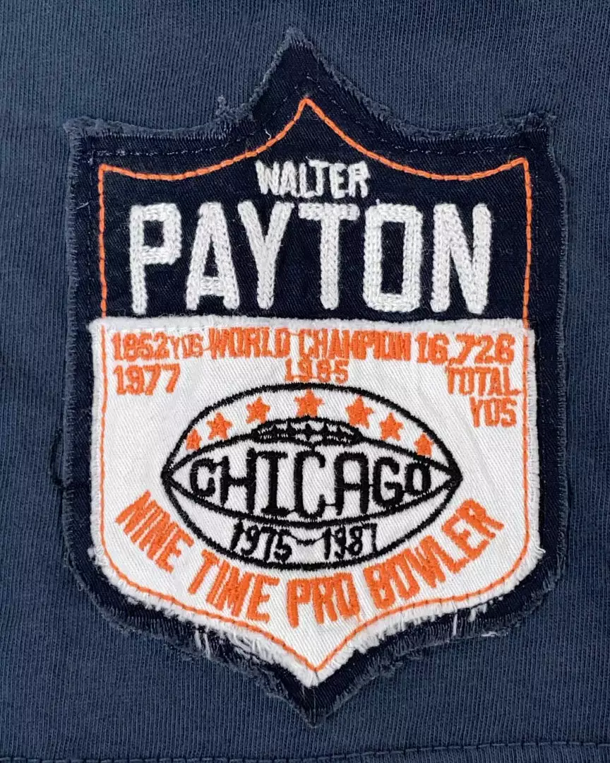 Walter Payton Payton Script Navy Tee 6 Walter Payton Payton Script Navy Tee