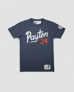 Walter Payton Payton Script Navy Tee 21 Walter Payton Payton Script Navy Tee