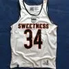 Walter Payton Payton Sweetness #34 Vintage White Tank