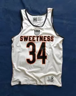 Walter Payton Payton Sweetness #34 Vintage White Tank