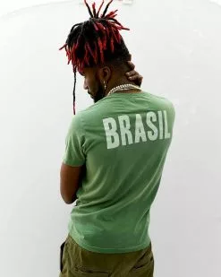 Pelé Brasil #10 Green Tee