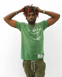 Pelé Brasil #10 Green Tee