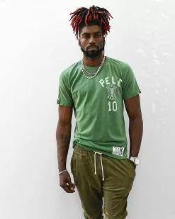 Pelé Brasil #10 Green Tee