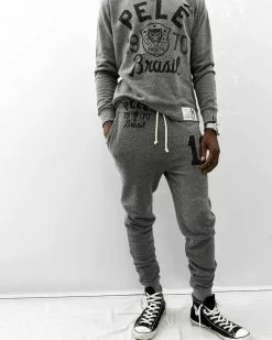 Pelé Brasil #10 Grey Sweatpants NEW ARRIVALS